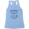 home is where the paws are Racerback Tank