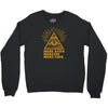 real eyes realize real lies Crewneck Sweatshirt
