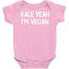 kale yeah i'm vegan Baby Bodysuit