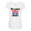 on a scale of one to america how free are you tonight Maternity Scoop Neck T-shirt