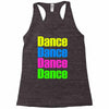 dance dance Racerback Tank