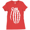 bones grenade jesse pinkman breaking the bad fully printed Ladies Fitted T-Shirt