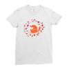 happy space fox   porky roebuck Ladies Fitted T-Shirt
