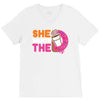 She Wants The D Dunkin Donuts V-Neck Tee