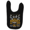 Born August  Multitasking Problem Solving Tees Baby Bibs