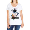 who loves chihuahua Ladies Curvy T-Shirt