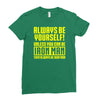 always be yourself unless you can be iron man Ladies Fitted T-Shirt