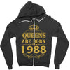 queens are born in 1988 Zipper Hoodie