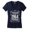 vintage made in 1964 perfectly aged a living legend Women's V-Neck T-Shirt