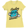 reading is awesome Ladies Fitted T-Shirt