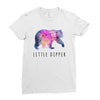 Little Dipper with Galaxy Ladies Fitted T-Shirt