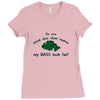 my bass look fat Ladies Fitted T-Shirt