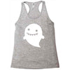 funny ghost Racerback Tank