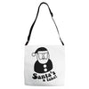 santa's a fake! Adjustable Strap Totes
