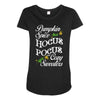 pumpkin spice hocus pocus and cozy sweaters Maternity Scoop Neck T-shirt