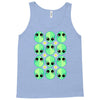 sad alien and daisy nineties grunge pattern Tank Top