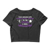 I Love Someone with Gynecologic Cancer to The Moon and Back Crop Top