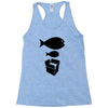 big fish little fish cardboard box   music t shirt Racerback Tank
