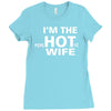 im the hot wife Ladies Fitted T-Shirt