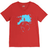 water planet global warming world ocean banksy nature graphic V-Neck Tee