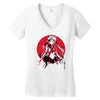 pretty guardian sumi e Women's V-Neck T-Shirt