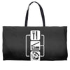 v2 eat sleep fish Weekender Totes