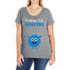 Creating A Lil Monster Baby Boy Ladies Curvy T-Shirt
