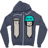 lace Zipper Hoodie