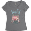 Wild One Women's Triblend Scoop T-shirt