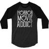 horror movie addict 3/4 Sleeve Shirt