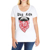 pug life Ladies Curvy T-Shirt