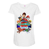 paw patrol birthday boy grandma Maternity Scoop Neck T-shirt