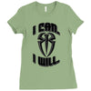 i can i will Ladies Fitted T-Shirt