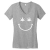 smiley halter top Women's V-Neck T-Shirt