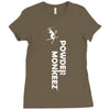powder monkeez Ladies Fitted T-Shirt
