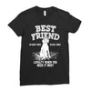 Best Friend  Beagle Ladies Fitted T-Shirt