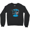 hipster ice cube Crewneck Sweatshirt