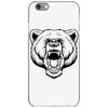 angry bear head iPhone 6/6s Case