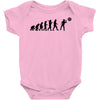 evolution of a darts player t shirt phil taylor board Baby Onesie