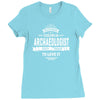 skilled enough to become an archaeologist Ladies Fitted T-Shirt