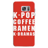 k pop coffee ramen k dramas Samsung Galaxy S7 Case