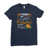 fall i teach the cutest pumpkins Ladies Fitted T-Shirt