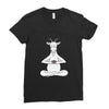 Yoga with Goat Ladies Fitted T-Shirt