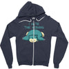 i hate the morning Zipper Hoodie