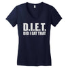 d.i.e.t Women's V-Neck T-Shirt