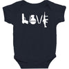 love  funny weapons retro war urban art guns knife cool peace Baby Bodysuit