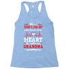There's This Boy Who Stole My Heart He Calls Me Grandma Racerback Tank