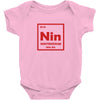 89 nin nintendium 189 Baby Bodysuit