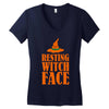resting witch face Women's V-Neck T-Shirt