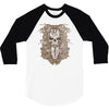 halloween skull 3/4 Sleeve Shirt